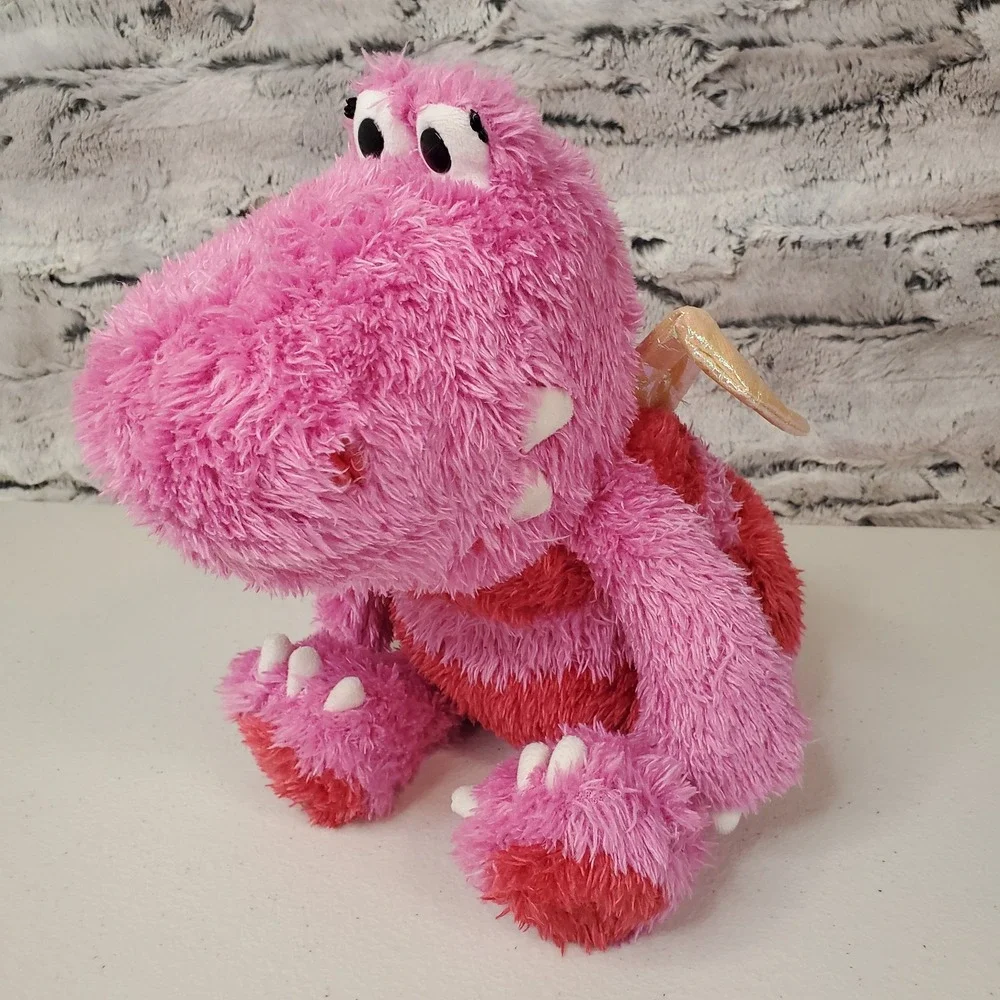 Hallmark Bernice Pink Dragon Sound & Motion Singing Stuffed Plush Wings Move